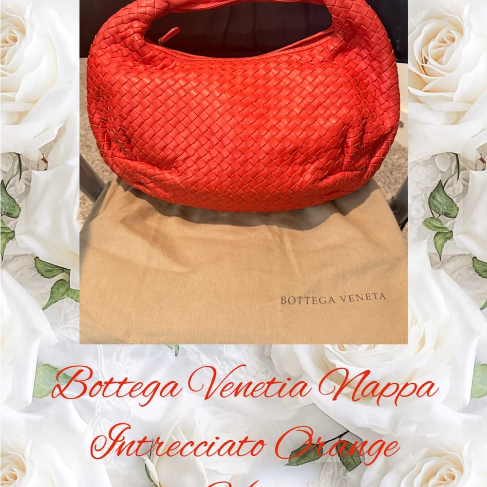 Bottega Veneta Red Intrecciato Hobo Bag